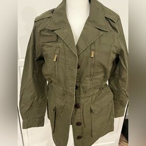 Banana Republic Olive Utility Jacket: Size XS, NWT